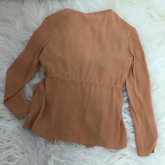 DEREK LAM Silk Long Sleeve Top - Picture 6 of 6